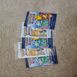 5 Sealed Pokemone Promo Packs