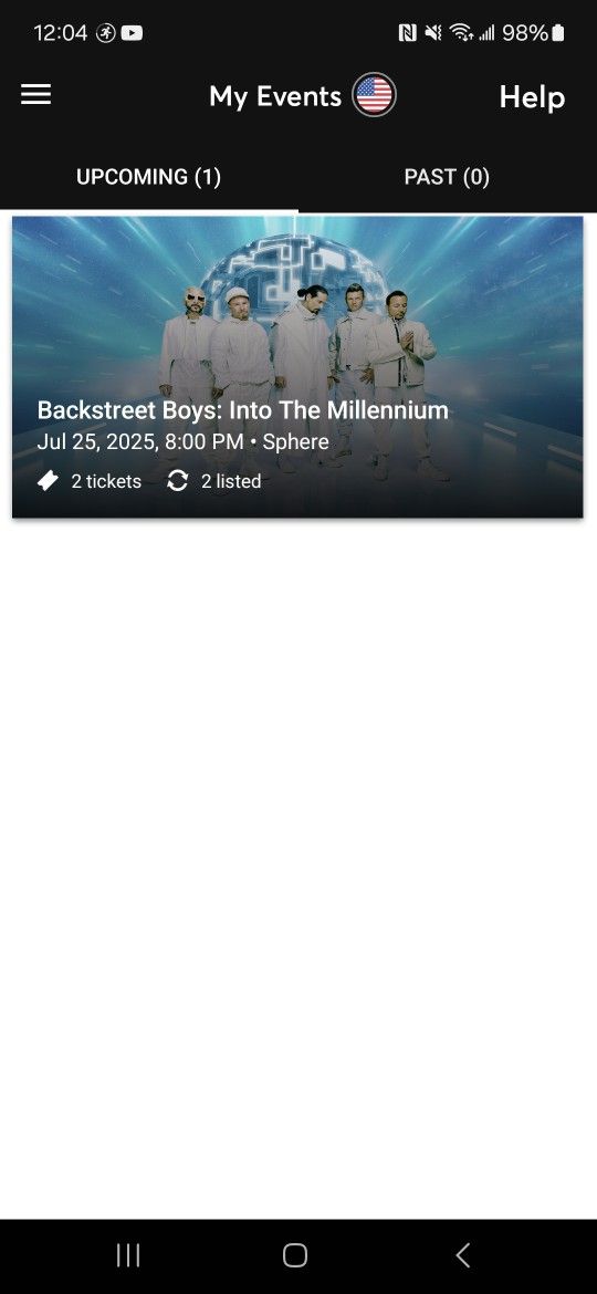 Backstreet Boys Tickets At The Sphere In Las Vegas