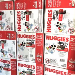Huggies Simply 704 Wipes