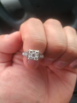 14k diamond ring
