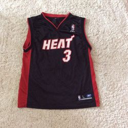 ****Wade #3 Large (kids) Miami Heat Jersey ****