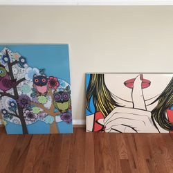 Art: Two Fun Solid Pieces Of Art