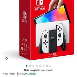 Nintendo Switch OLED Model w/White Joycon (Bought New)