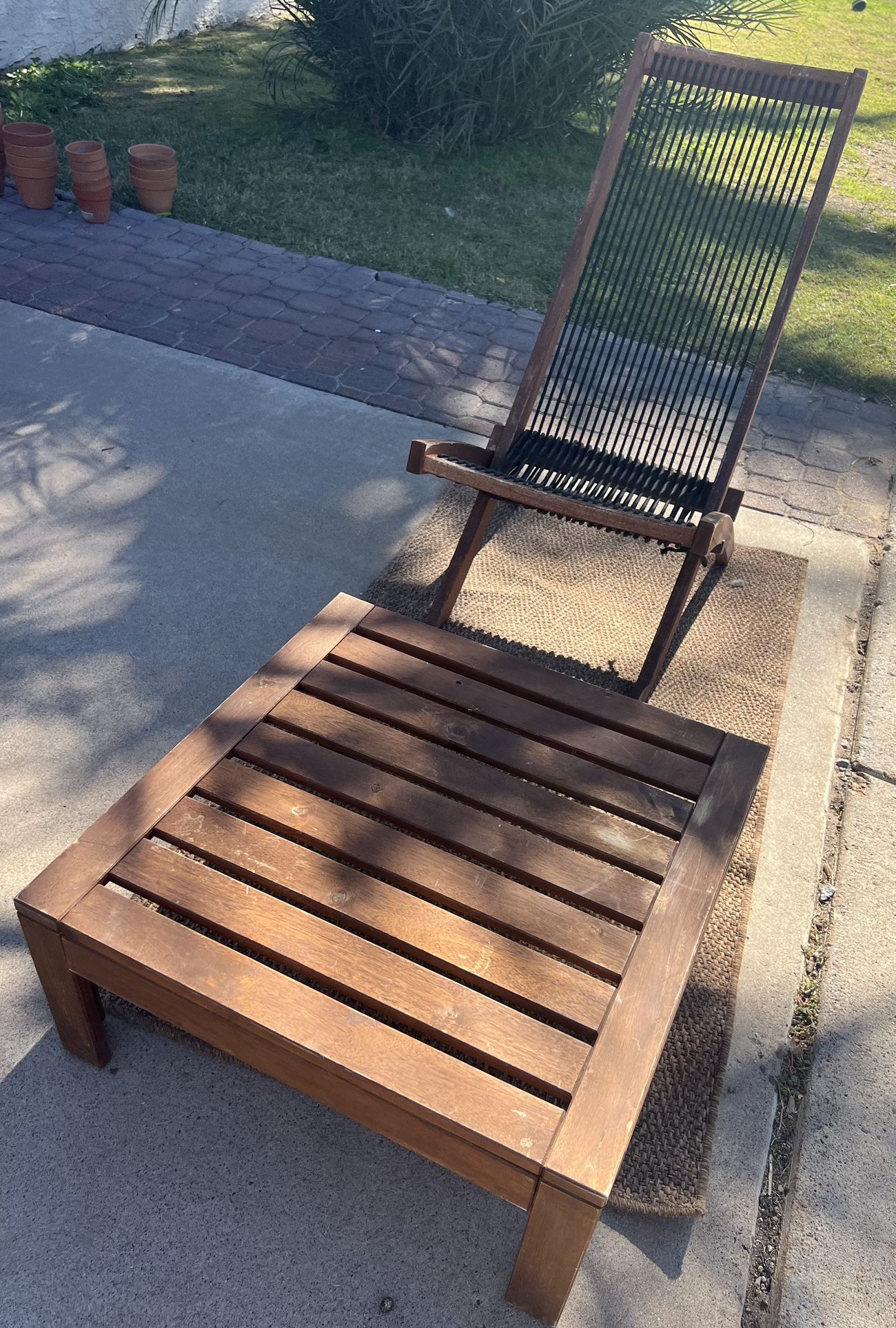 IKEA Outdoor Table/Chair/Rug