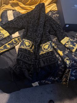 Black Versace Robe Small