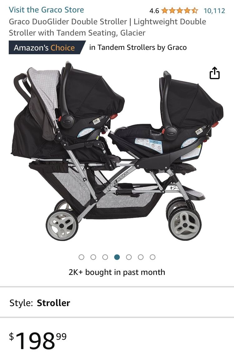 GRACO DUOGLIDER DOUBLE STROLLER