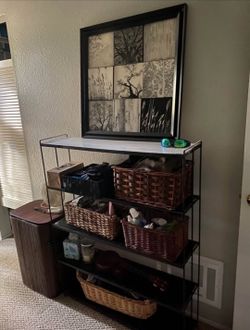 Vintage Metal Shelf