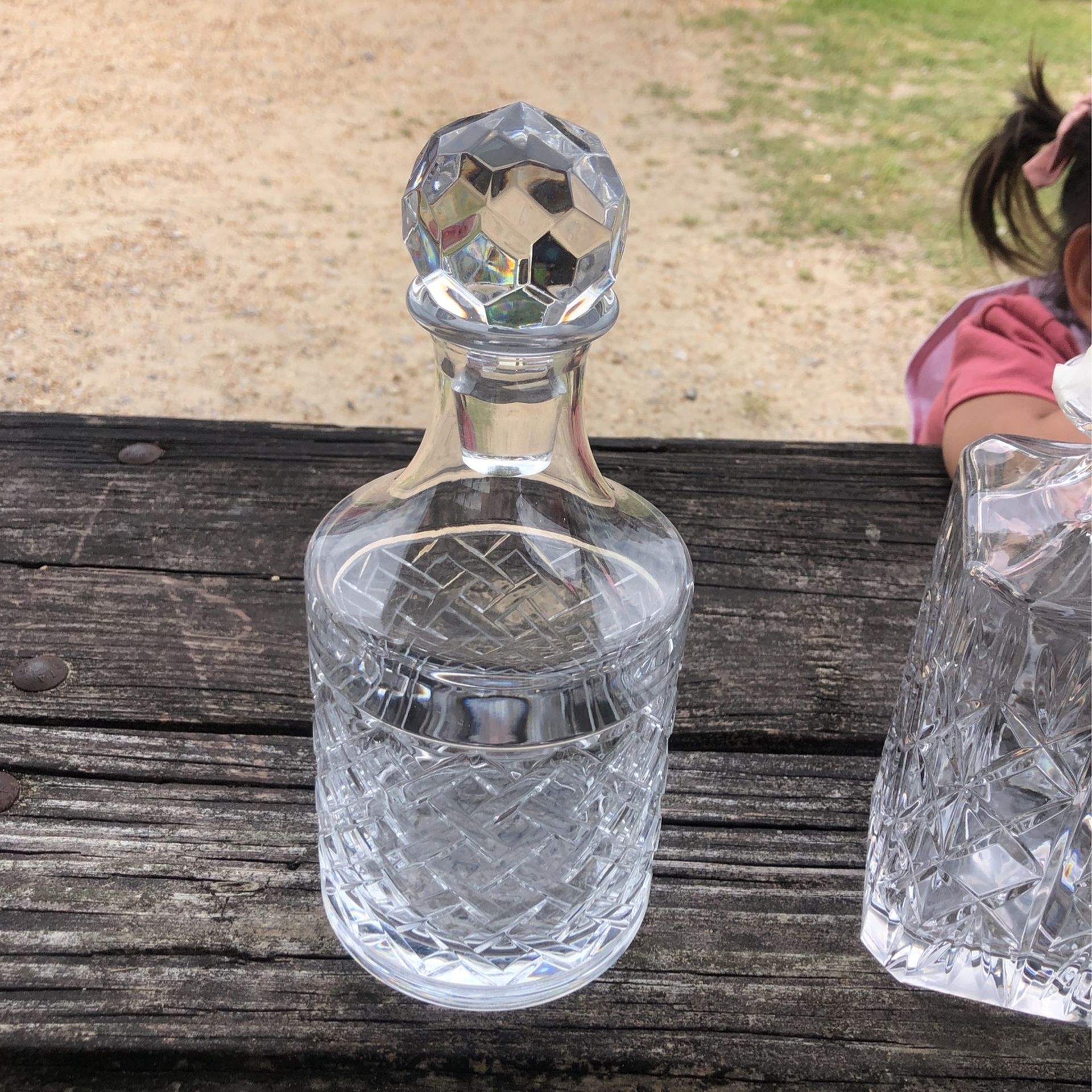 Ralph Lauren Rare Decanter Signed And Another Gorgeous Decanter Unsigned 