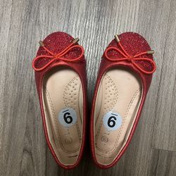 Red Flats/sandals Girls/toddlers