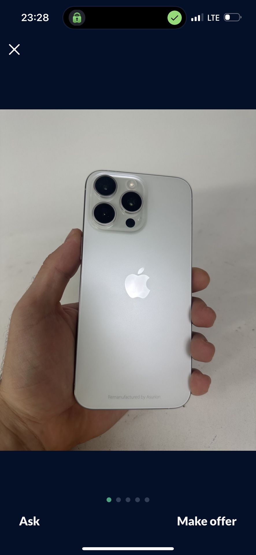 iPhone 15 Pro Max Unlocked 256gb