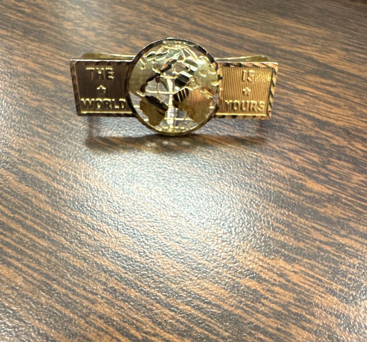 Gold double ring 10k