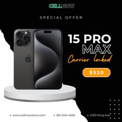 iPhone 15 Pro Max Carrier Locked 