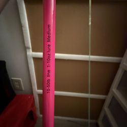 MadKatz Pink And Purple Medium Spinning Rod And Reels