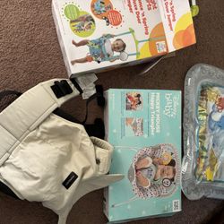 bundle of baby toys & essentials 