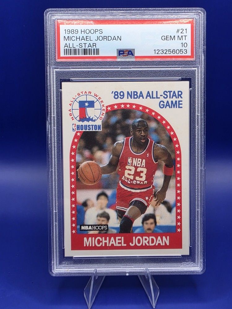 1989 Hoops Michael Jordan All Star Psa10