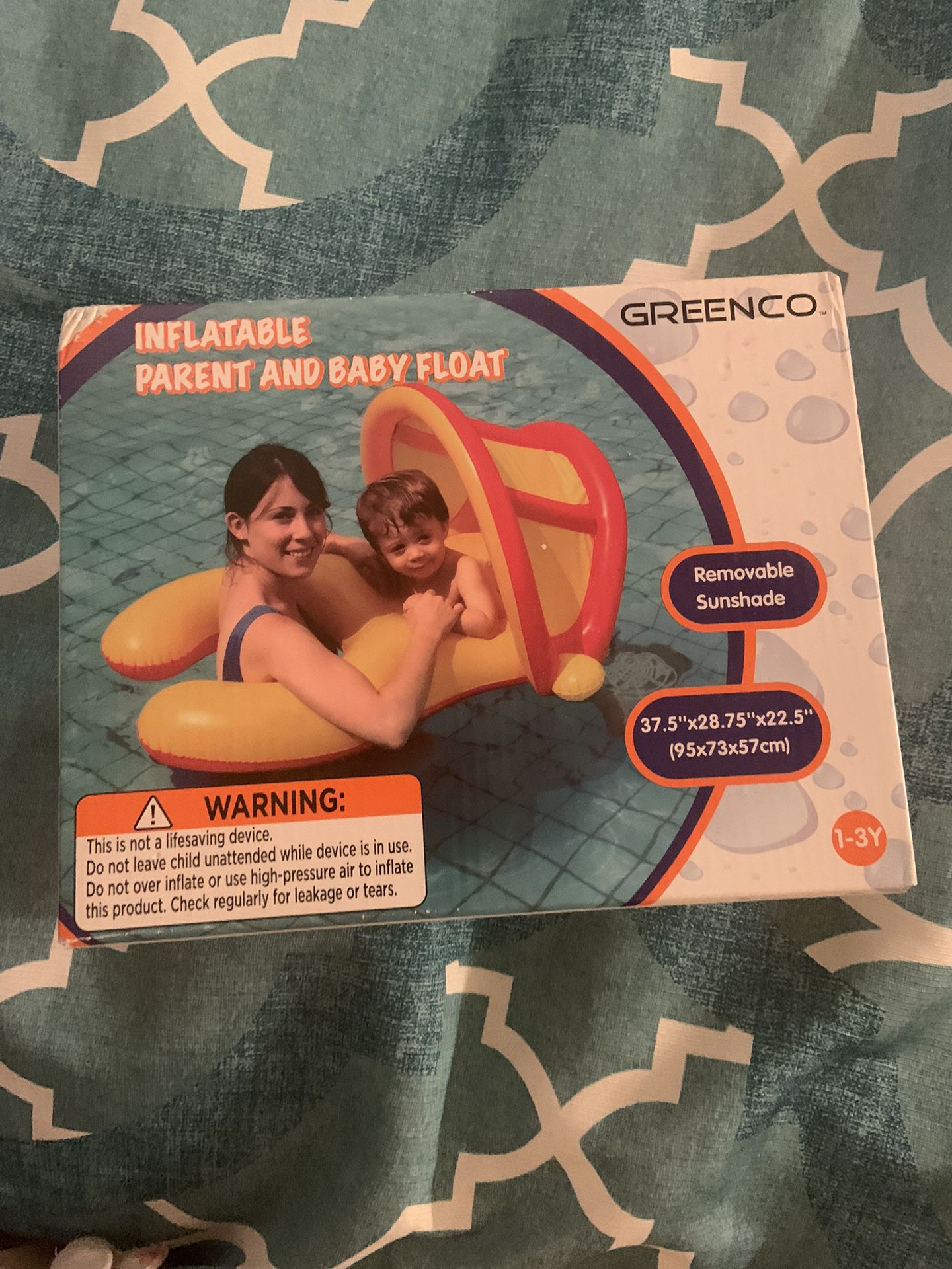 Inflatable Parent And Baby Float ( New)