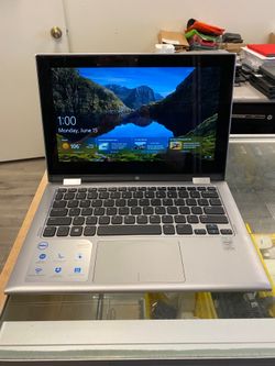 Dell Inspiron 11 300 series 11-inch Intel R pentium CPU N3530. @ 2.16 GHZ 8GB RAM 500 GB HARD DRIVE  Windows 10 pro TOUCHSCREEN  NO TRADES. Pick up on