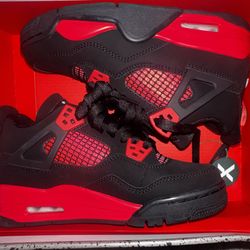 Jordan 4 Red Thunders
