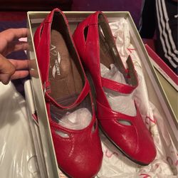 New Red Shoes Size 7