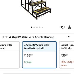🔥🔥🔥Rv Stairs Camper Travel Trailer