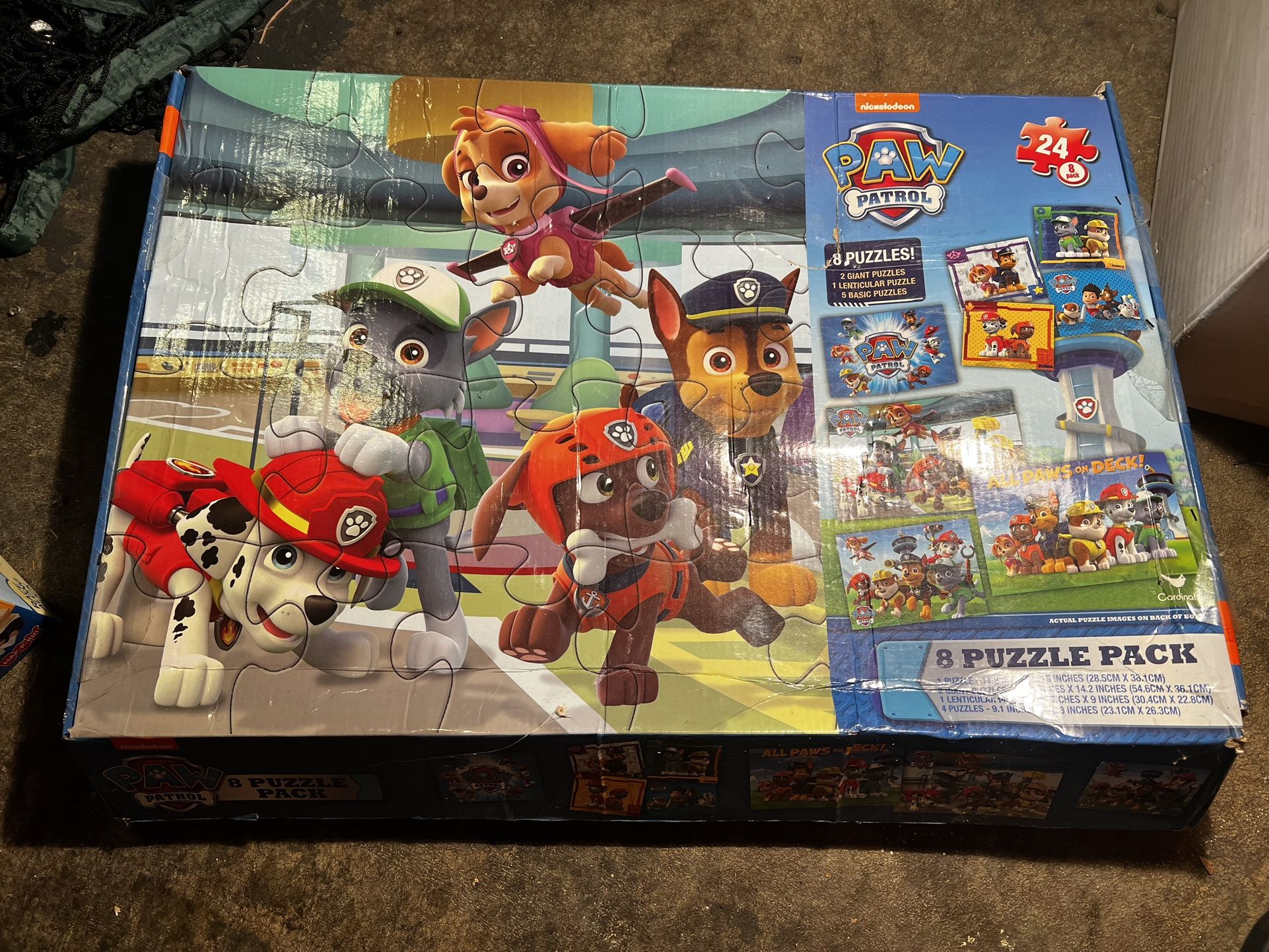 Paw Patrol 8 Puzzle Pack