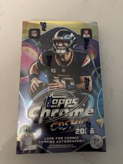 2025 Topps Chrome Cosmic NFL Football Hobby Box