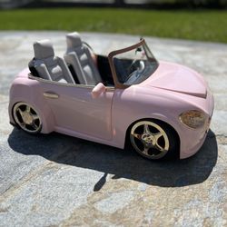 American Girl Truly Me 18-inch Doll Pink Remote-Control Sports Car