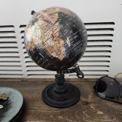 Plastic Black Globe