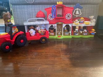 Fisher Price Little People Farm and tractors