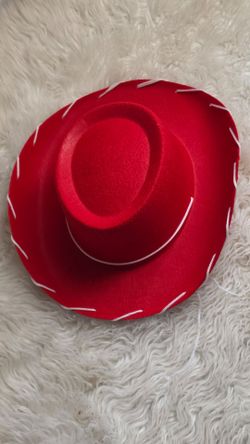 New Red Cowgirl Jessie Hat kid toddler for sale - Sombrero Rojo vaquero para niña en venta