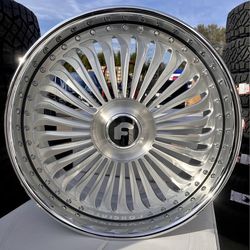 24” FORGIATO Multato Wheels
Fits 6x139.7 Rim
Cadillac Escalade, GMC Sierra , Chevy Tahoe + Many More !