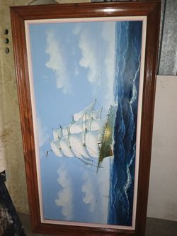  Sail Boat Pic  Brush Painting!