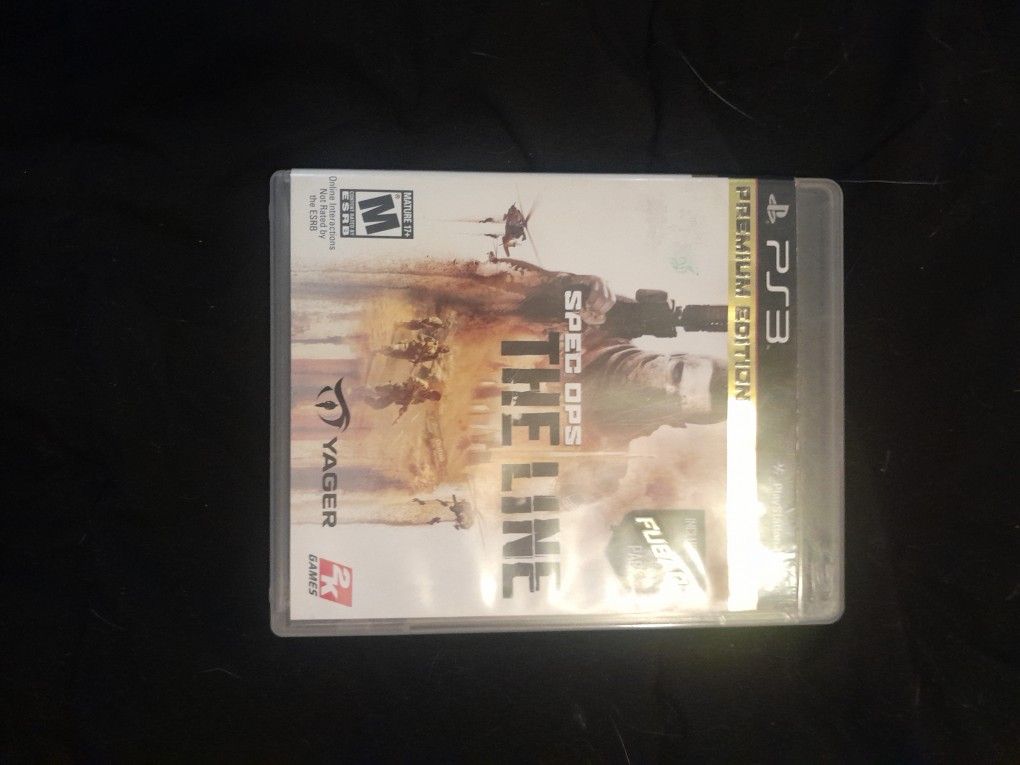 PS3 Spec Ops T HE LINE