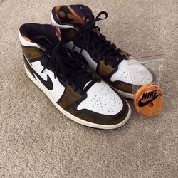 2022 Nike Air Jordan 1 Mid SE “Wear-Away – Taxi” Black/Taxi/White | Men’s Size [Size 11]