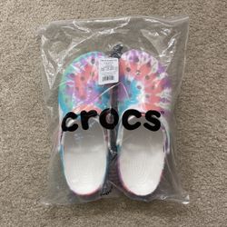 Classic Tie-Dyed Graphic Clog