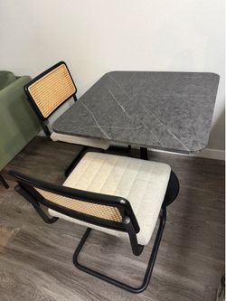 Mid Century Modern Small Dining Table w/ Set of Chairs