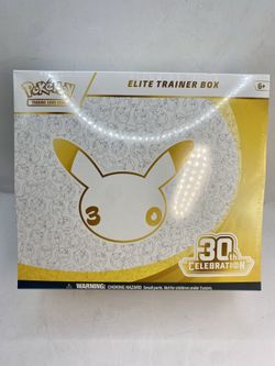 Pokémon 30th Anniversary Celebration Elite Trainer Bx ETB TCG Sealed New in hand
