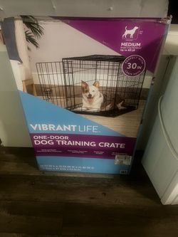 Dog training crate