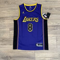 Men’s LA Lakers Kobe 8 Purple Stitched Jersey, S To 3Xl