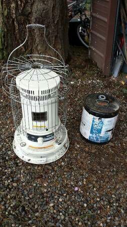 LIKE NEW Mega Heat 23,000 BTU portable Kerosene Heater