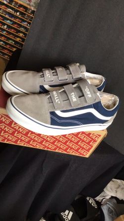 Vans old Skool V hook and loop triple strap low top  shoes size men’s 10.5 or women 12