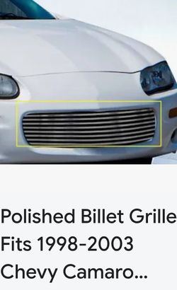 Chevy Camaro polished billet grille year 98-03