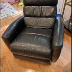 Black Leather Recliner