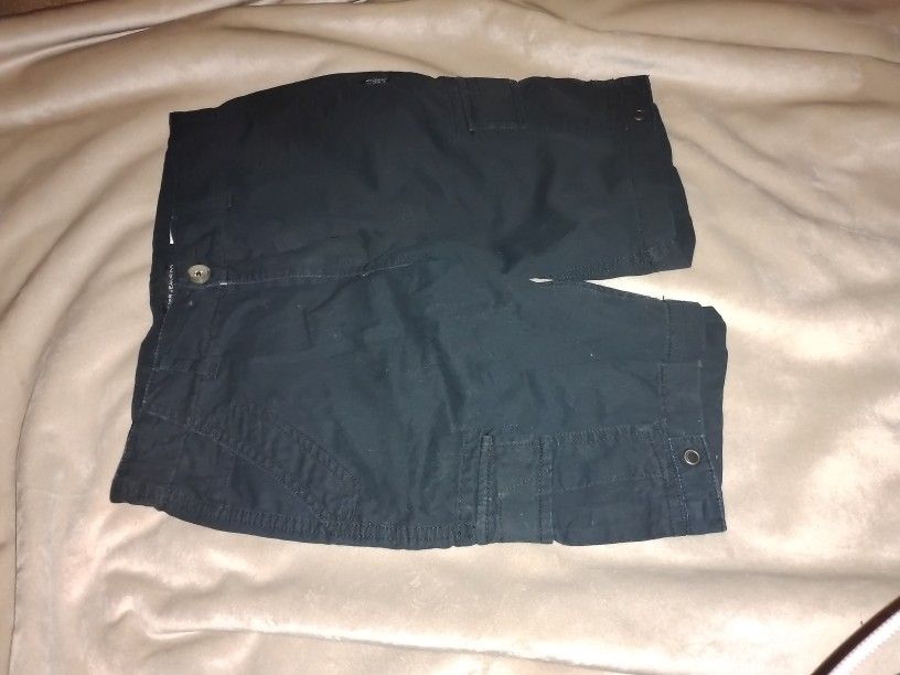 Silver Jeans Black Shorts. Size 12