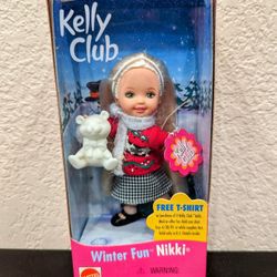 Winter Fun Nikki Doll Kelly Club 2000 NIB 28386 Vintage Mattel Barbie