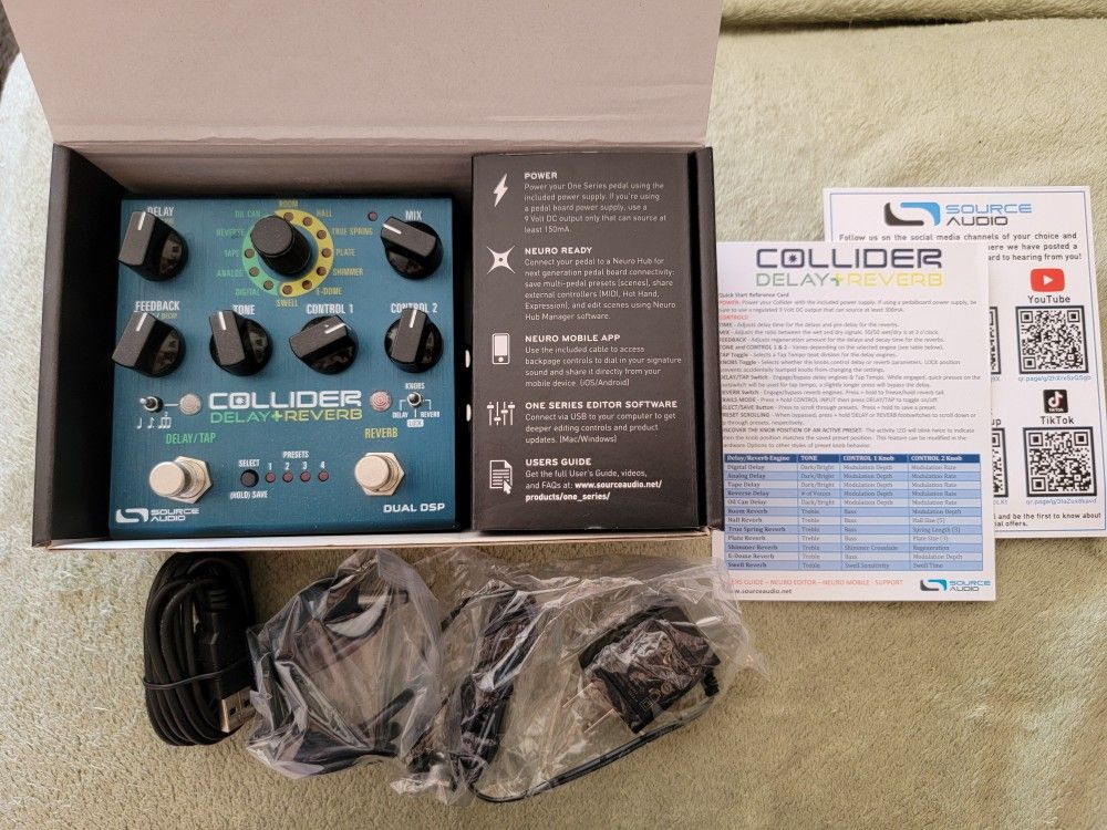 Source Audio Collider Delay + Reverb