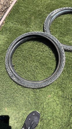 2 24x8 tires with tubes great condition 15 dollars
