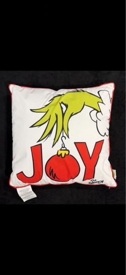 Grinch pillow Joy
