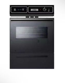 🔥 Summit Appliance 24 in. Single Gas Wall Oven in Black
