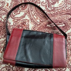Italy Firenze Elle Cieffe leather satchel bag As-is  